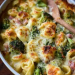 Tortellini Auflauf putenschinken Brokkoli