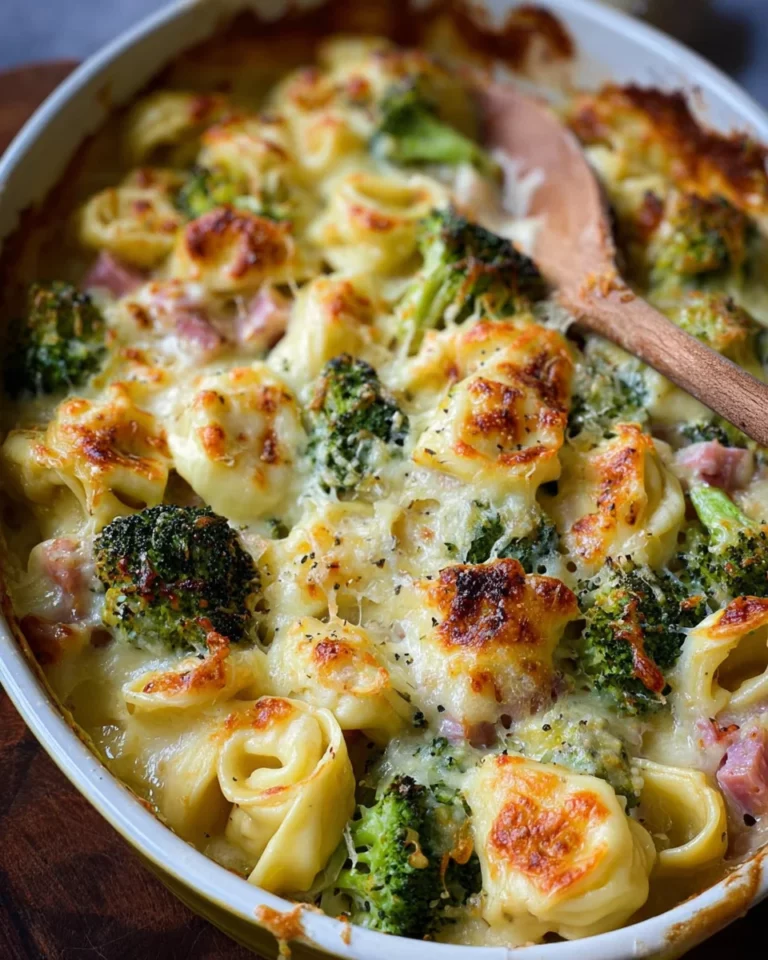 Tortellini Auflauf putenschinken Brokkoli