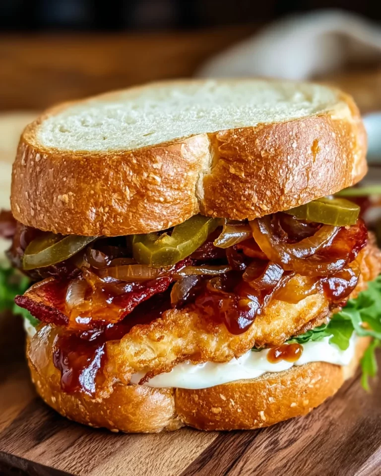 turkey bacon und karamellisierte Zwiebel Sandwich Genuss