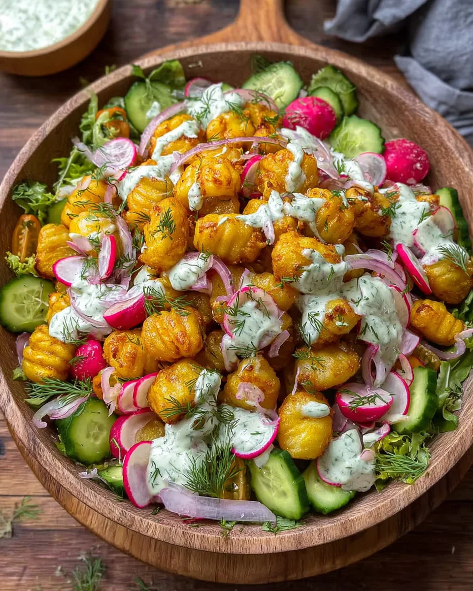 Unglaublich Lecker: Crunchy Gnocchi Salat in 35 Min image 2