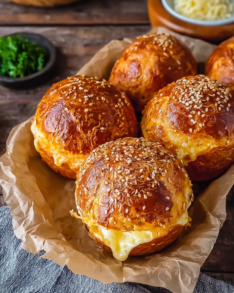 Unglaublich leckere Brioche Brötchen mit Käse endlich da image 2