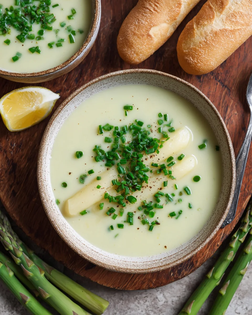 Vegane Spargelcremesuppe image 2