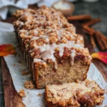 Veganes Zimt-Strudel Bananenbrot mit Zimt Streusel