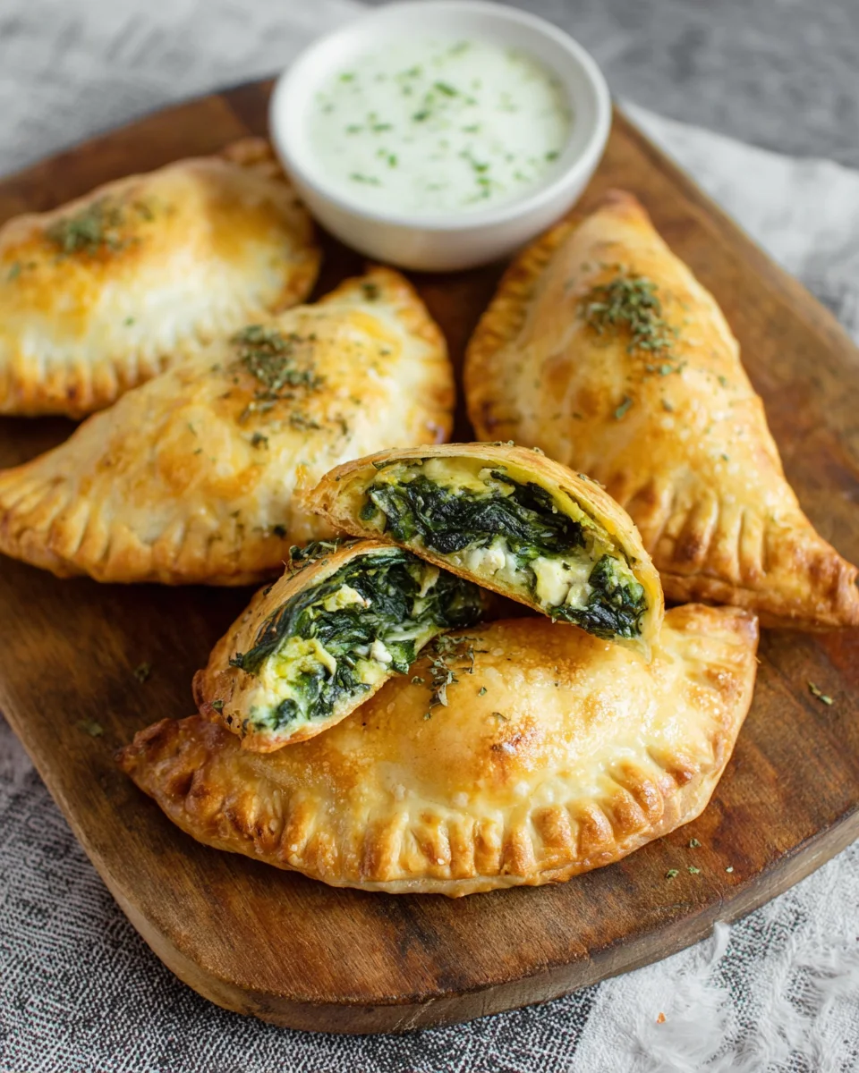 Vegetarische Empanadas mit Spinat-Feta Füllung image 2