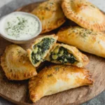Vegetarische Empanadas mit Spinat-Feta Füllung