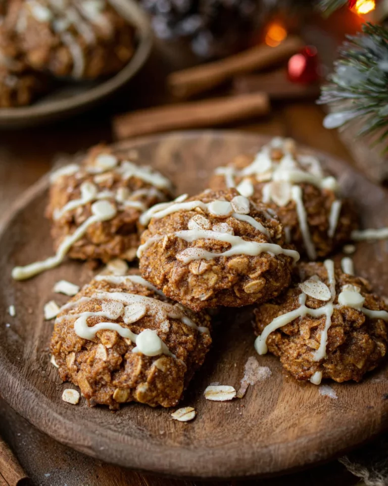 Weihnachten liegt in der Luft - Zimt Hafer Cookies