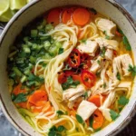 Zesty cucumber waterger Garlic Chicken Noodle Soup Ready in 25 Minutes