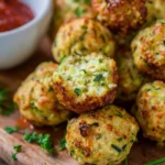 Zucchini-Käse Bällchen