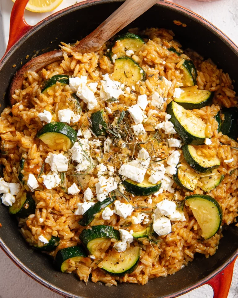 Zucchini Reis Pfanne - schnell & so lecker
