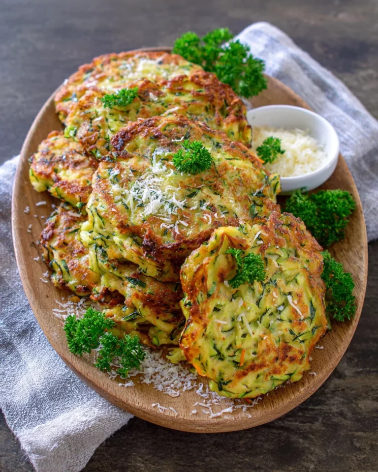 Zucchinipuffer aus dem Ofen