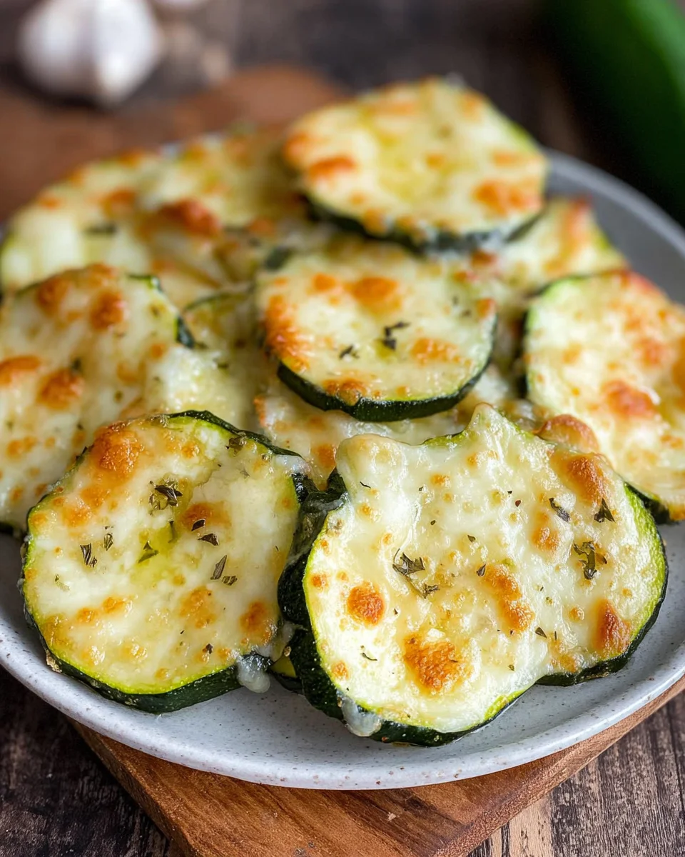 Zucchinischeiben mit Käse überbacken image 2