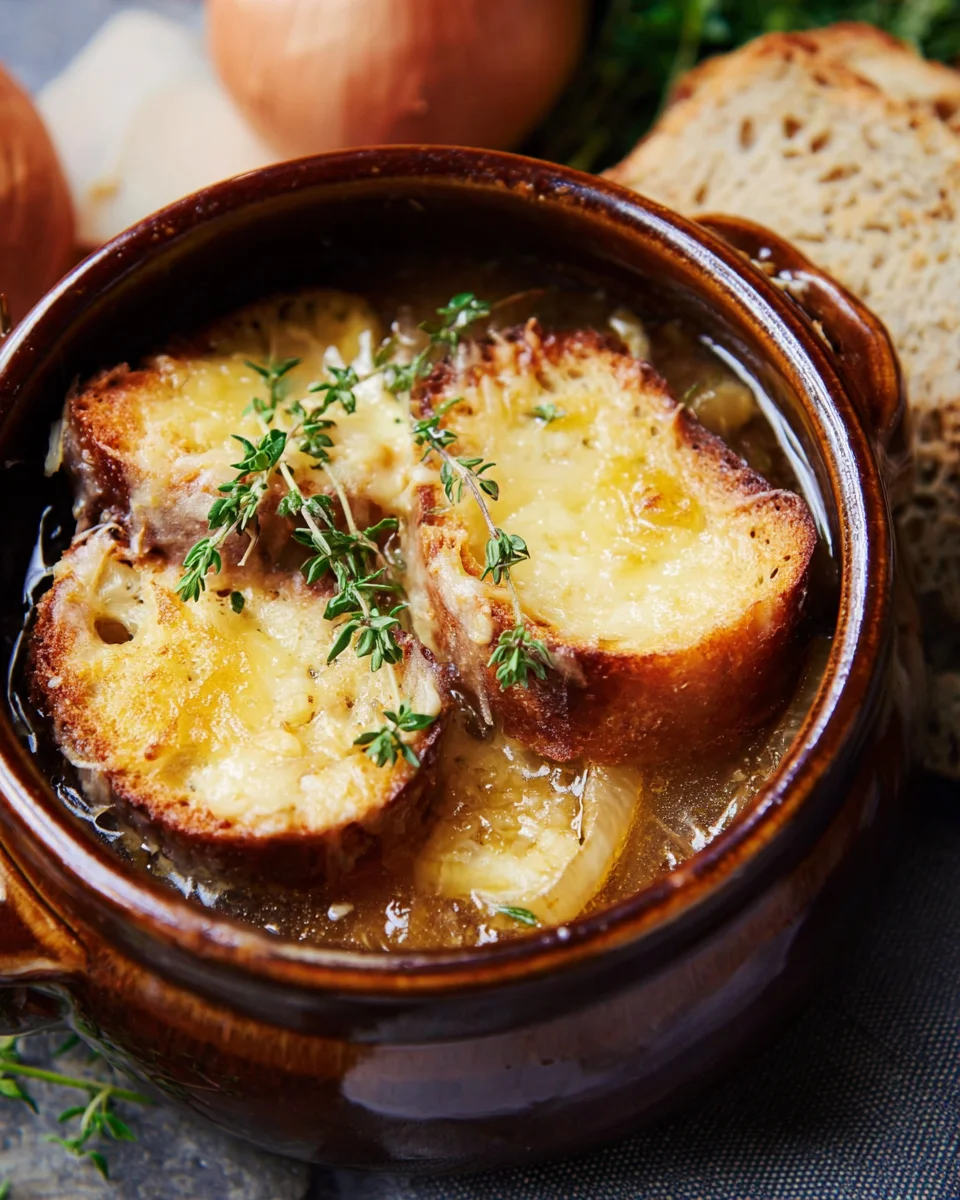 Zwiebelsuppe nach französischer Art image 2